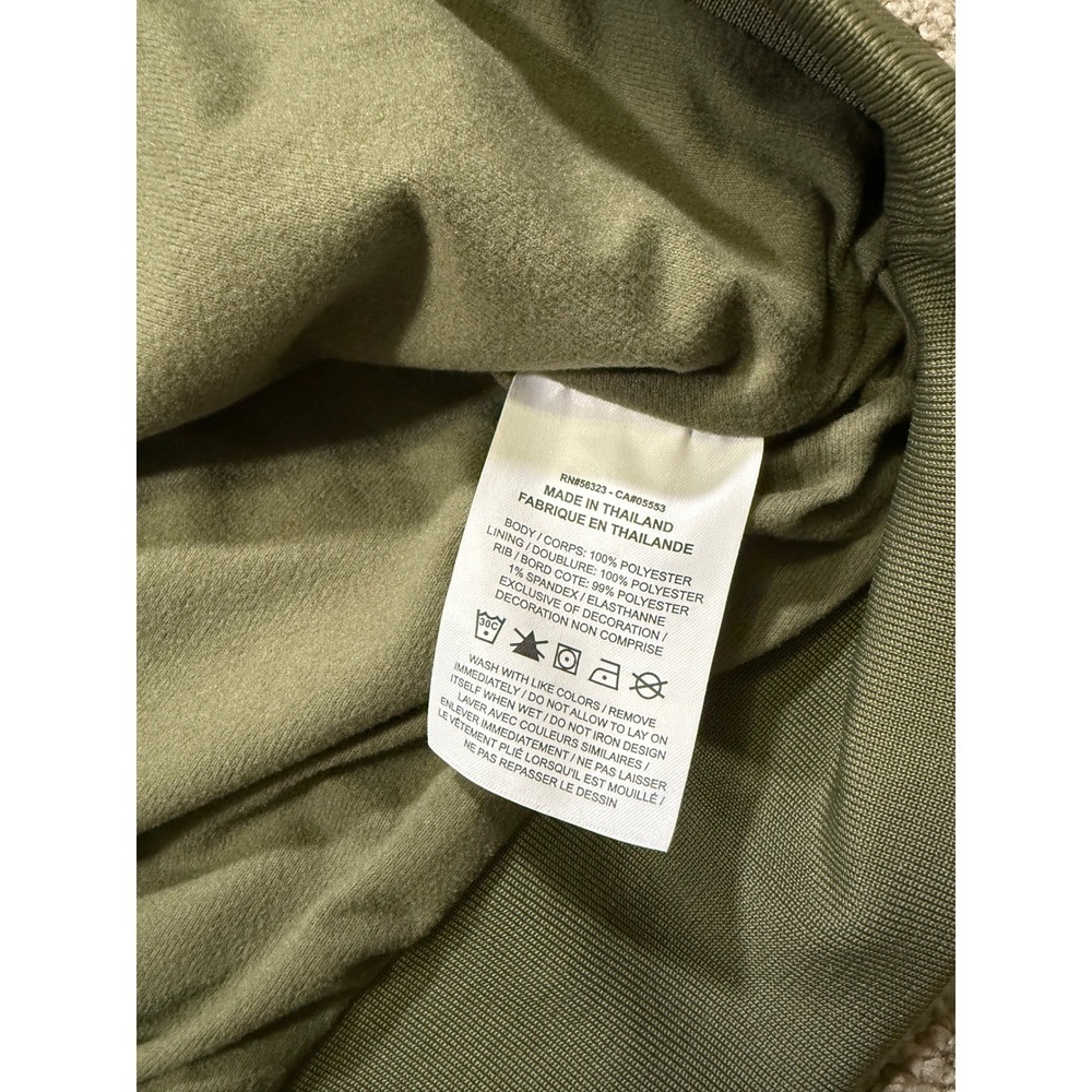 Mens Olive Green Nike Shield Golf Pullover Windbreaker Minimalist Sportswear S - Picture 6 of 6